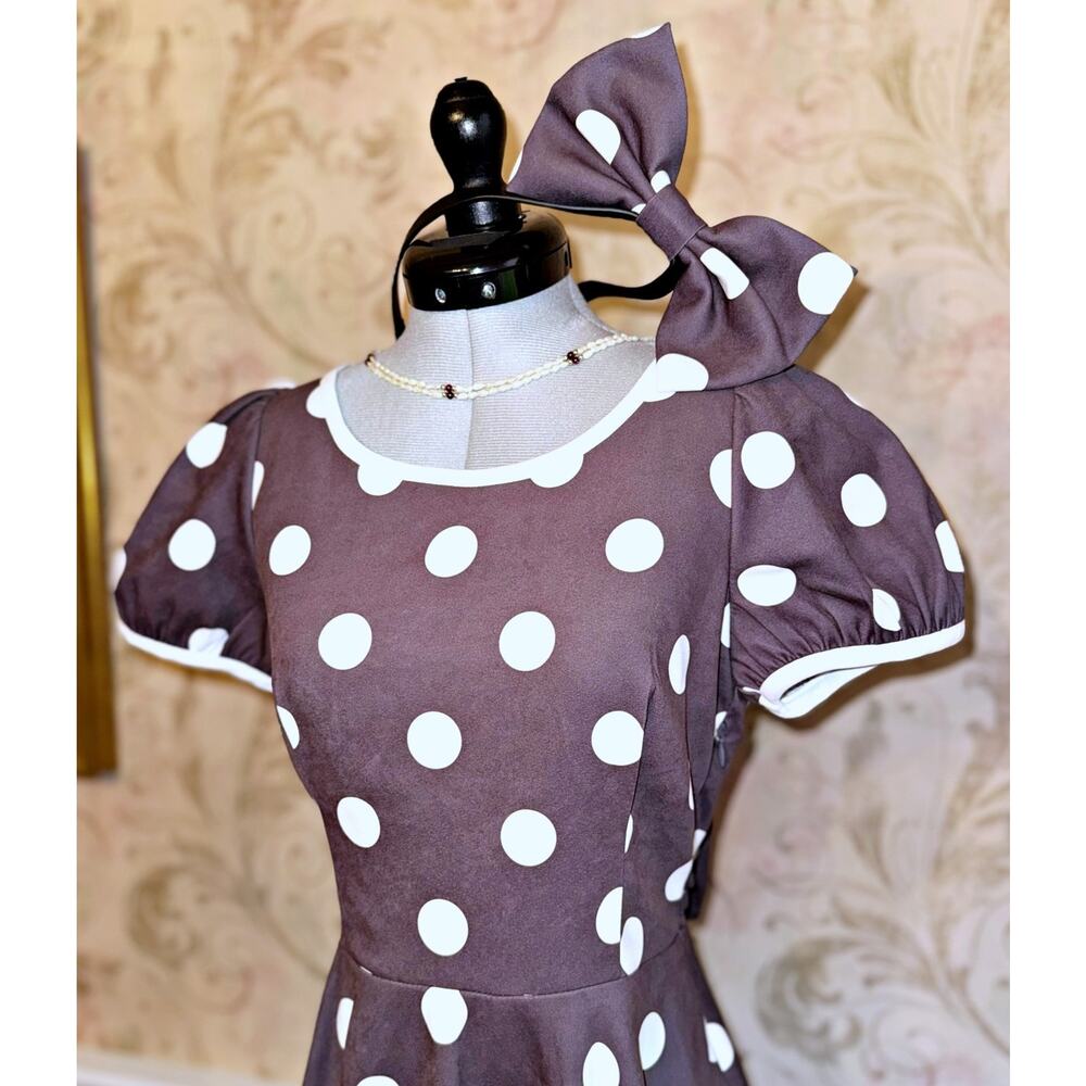 Secret Honey Disney Ribbon Dot Dress Minnie Mouse Lolita J Fashion Kawaii Japan - Picture 9 of 16